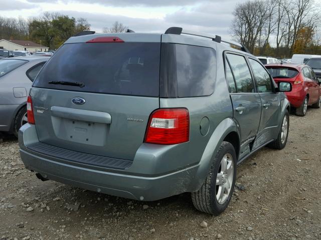 1FMDK03187GA33776 - 2007 FORD FREESTYLE GREEN photo 4