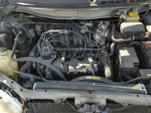 4M2ZV11T72DJ00190 - 2002 MERCURY VILLAGER BEIGE photo 7