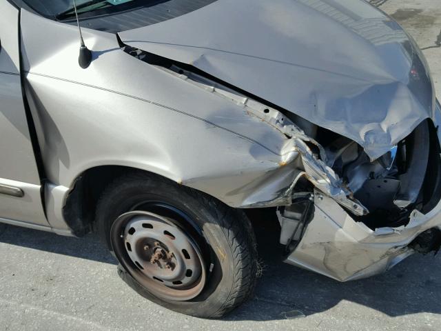 4M2ZV11T72DJ00190 - 2002 MERCURY VILLAGER BEIGE photo 9