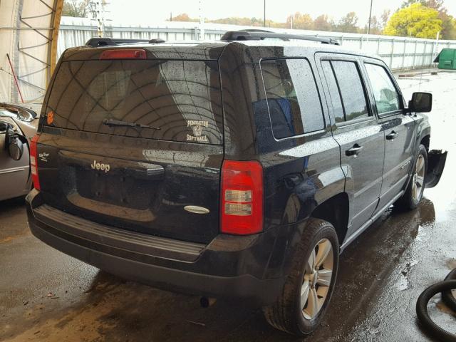 1C4NJPFA5ED700088 - 2014 JEEP PATRIOT LA BLACK photo 4