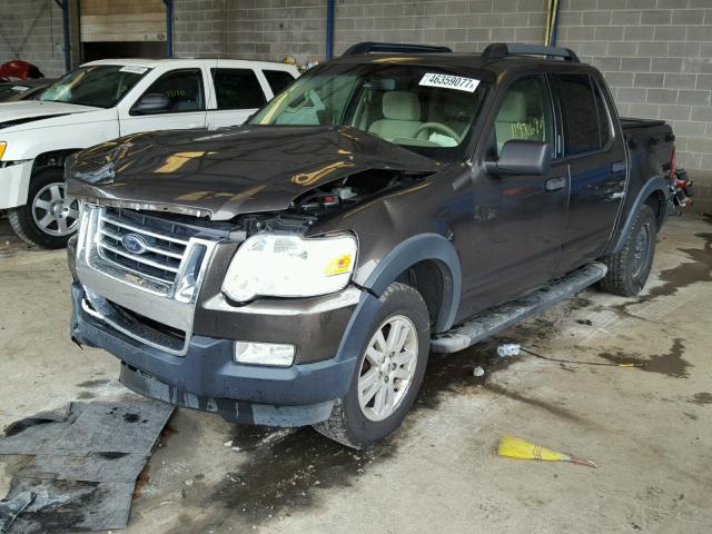 1FMEU31E18UA52145 - 2008 FORD EXPLORER S BROWN photo 2