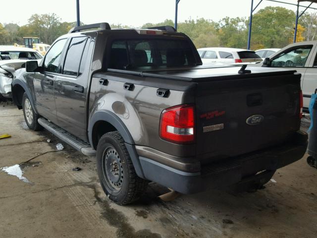 1FMEU31E18UA52145 - 2008 FORD EXPLORER S BROWN photo 3