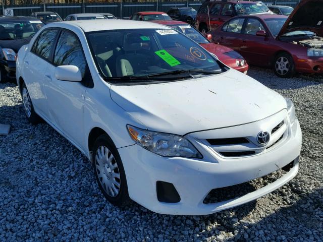 2T1BU4EE4CC915694 - 2012 TOYOTA COROLLA BA WHITE photo 1