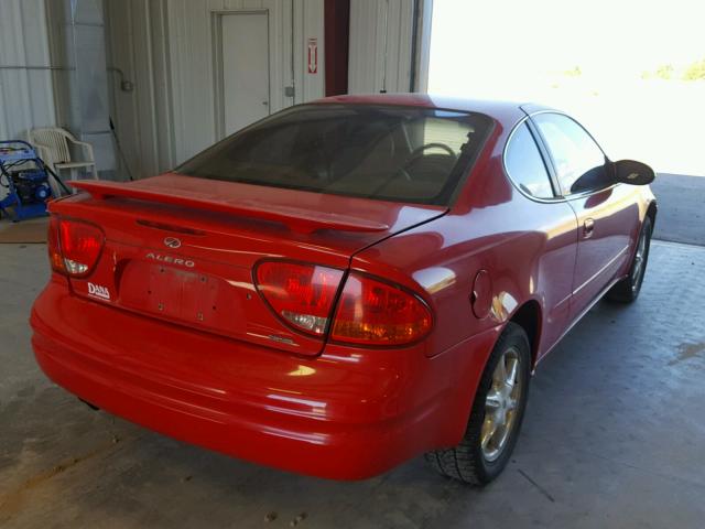 1G3NF12E5XC383512 - 1999 OLDSMOBILE ALERO GLS 红色 照片 4