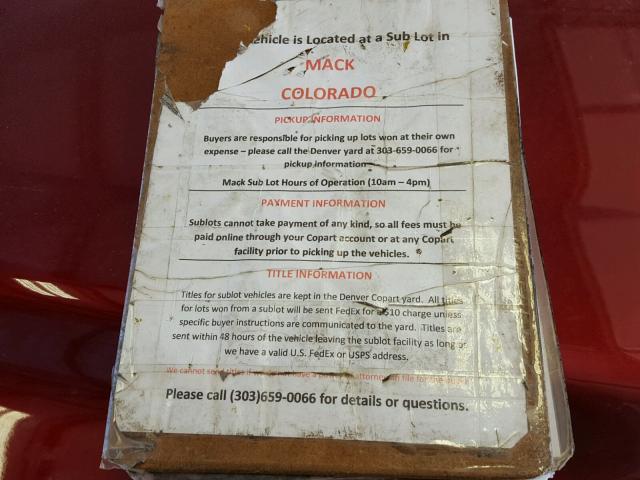 1G3NF12E5XC383512 - 1999 OLDSMOBILE ALERO GLS 红色 照片 9