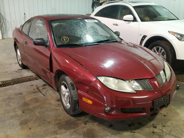 3G2JB12F25S221769 - 2005 PONTIAC SUNFIRE MAROON photo 1