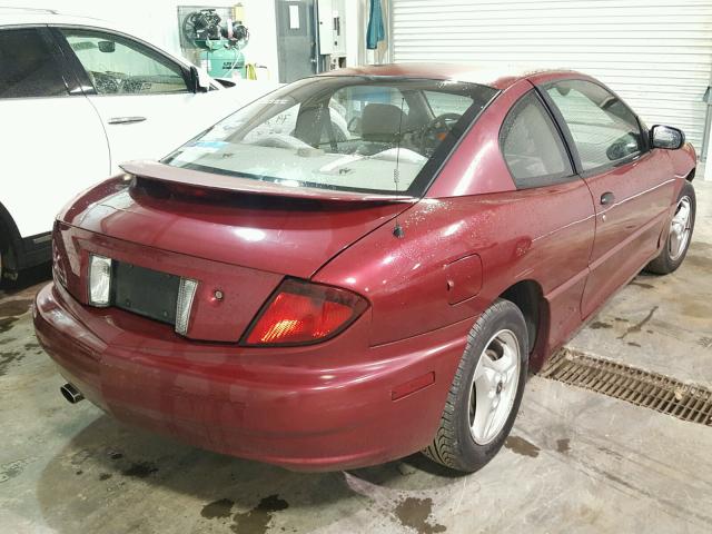 3G2JB12F25S221769 - 2005 PONTIAC SUNFIRE MAROON photo 4