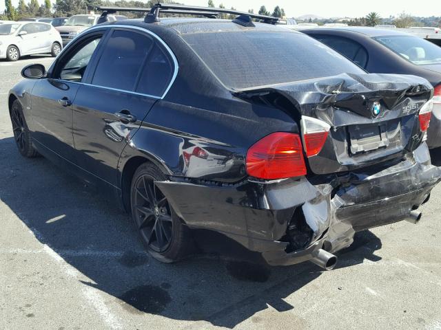 WBAVB73578P102508 - 2008 BMW 335 I BLACK photo 3