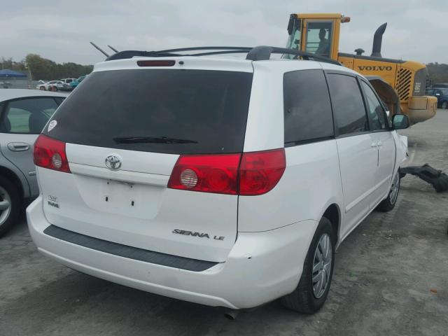 5TDKK4CC3AS337826 - 2010 TOYOTA SIENNA CE WHITE photo 4