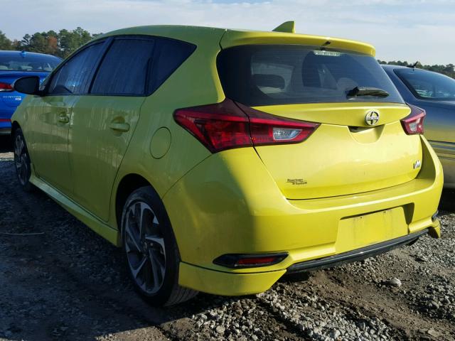 JTNKARJE9GJ502879 - 2016 TOYOTA SCION IM GREEN photo 3