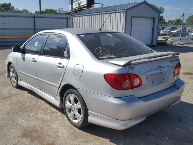 2T1BY30E65C408644 - 2005 TOYOTA COROLLA XR 银色 照片 3