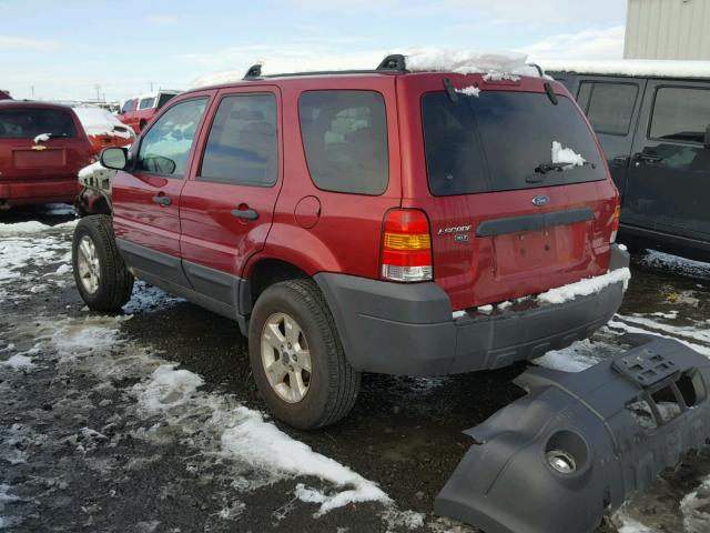 1FMYU03Z46KD47728 - 2006 FORD ESCAPE XLT RED photo 3