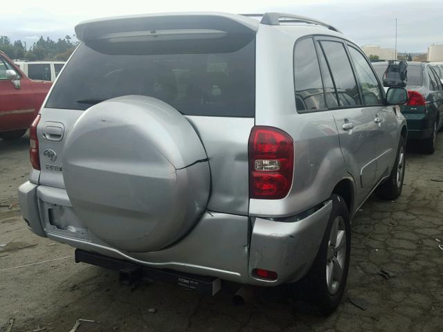 JTEGD20V140006028 - 2004 TOYOTA RAV4 SILVER photo 4