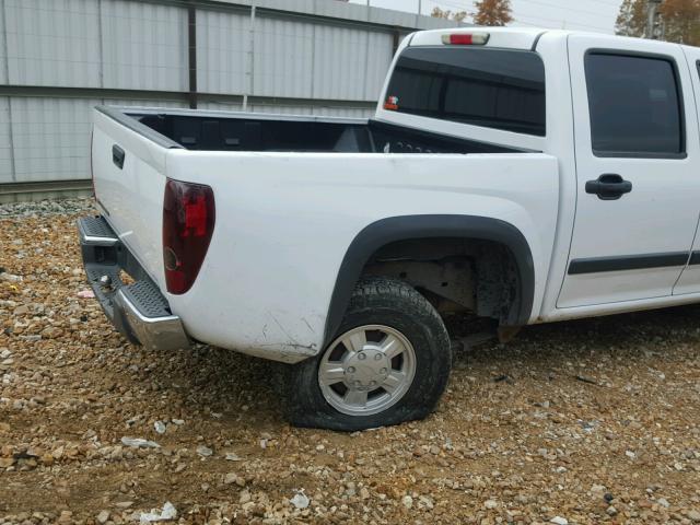 1GCDT136X68115469 - 2006 CHEVROLET COLORADO WHITE photo 9