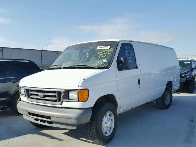 1FTNS24L87DA88797 - 2007 FORD ECONOLINE WHITE photo 2