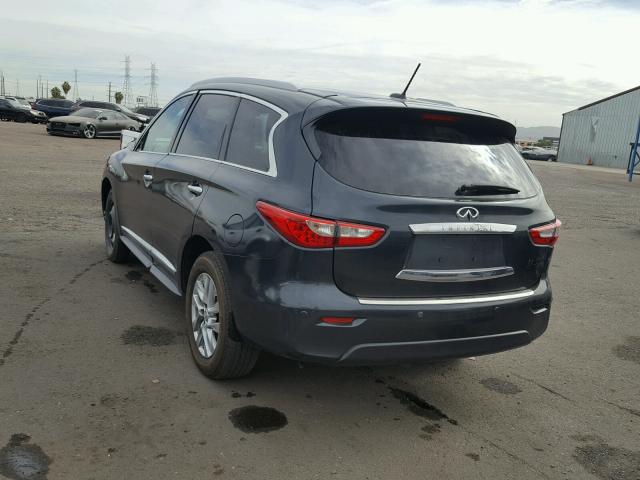 5N1AL0MN6DC342800 - 2013 INFINITI JX35 BASE GRAY photo 3