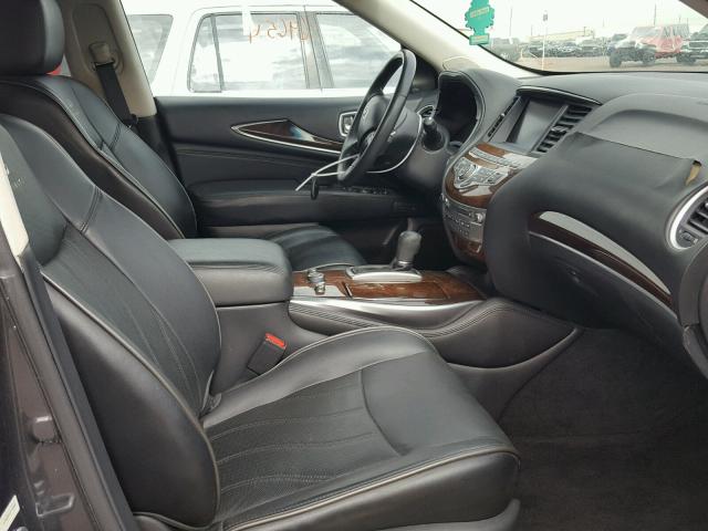 5N1AL0MN6DC342800 - 2013 INFINITI JX35 BASE GRAY photo 5