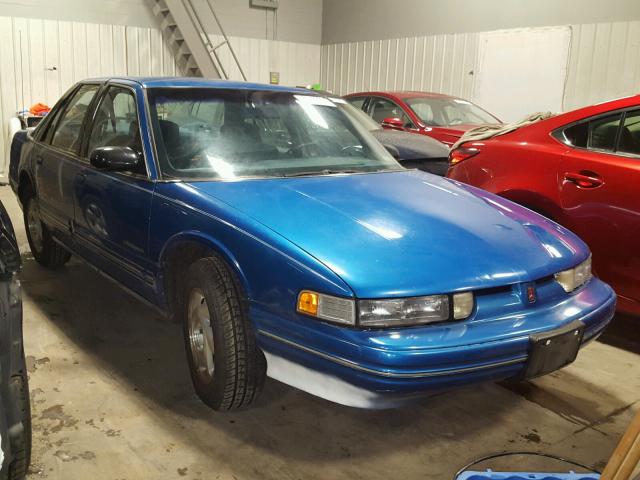 1G3WH54T6ND357509 - 1992 OLDSMOBILE CUTLASS SU BLUE photo 1