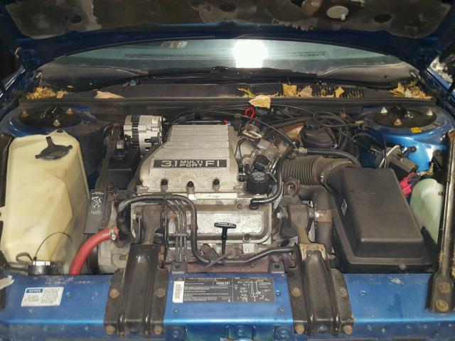 1G3WH54T6ND357509 - 1992 OLDSMOBILE CUTLASS SU BLUE photo 7