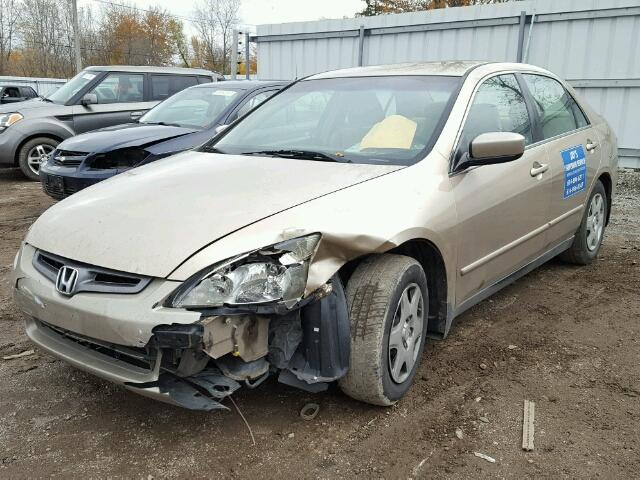 1HGCM56465A153137 - 2005 HONDA ACCORD LX TAN photo 2