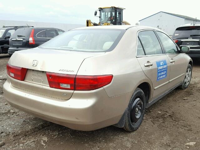 1HGCM56465A153137 - 2005 HONDA ACCORD LX TAN photo 4