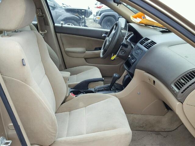 1HGCM56465A153137 - 2005 HONDA ACCORD LX TAN photo 5