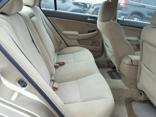 1HGCM56465A153137 - 2005 HONDA ACCORD LX TAN photo 6