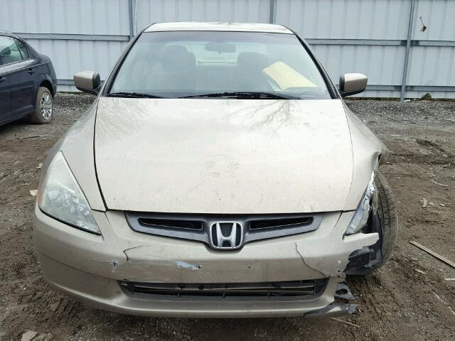 1HGCM56465A153137 - 2005 HONDA ACCORD LX TAN photo 9