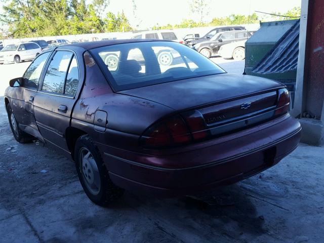 2G1WL52MXX9164444 - 1999 CHEVROLET LUMINA BAS BURGUNDY photo 3