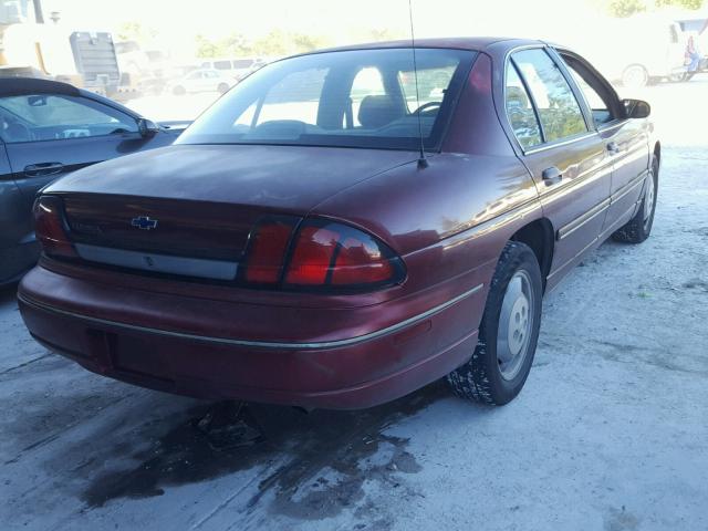 2G1WL52MXX9164444 - 1999 CHEVROLET LUMINA BAS BURGUNDY photo 4