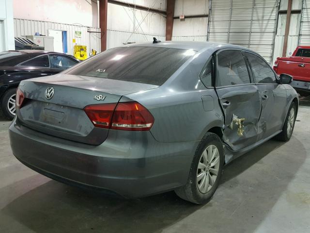 1VWAT7A35FC023047 - 2015 VOLKSWAGEN PASSAT S ნაცრისფერი ფოტო 4