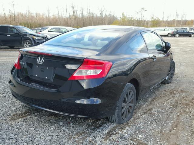 2HGFG3B80CH555767 - 2012 HONDA CIVIC BLACK photo 4