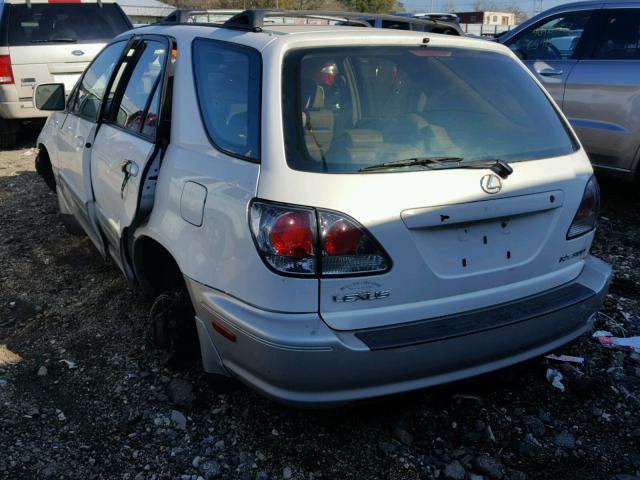 JTJHF10UX10183707 - 2001 LEXUS RX WHITE photo 3