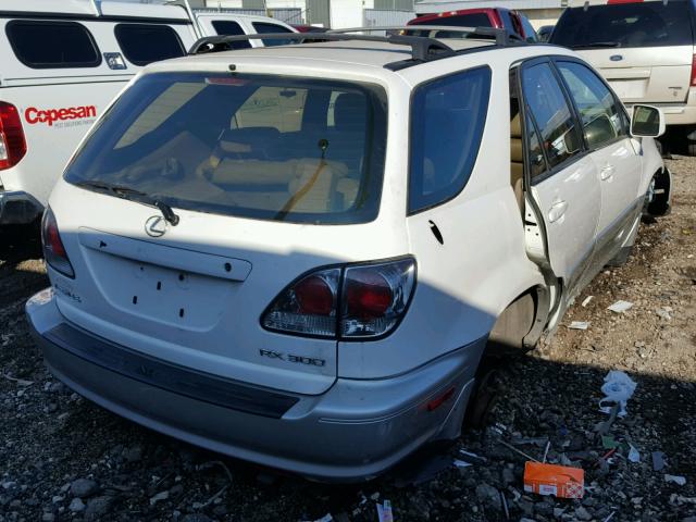 JTJHF10UX10183707 - 2001 LEXUS RX WHITE photo 4