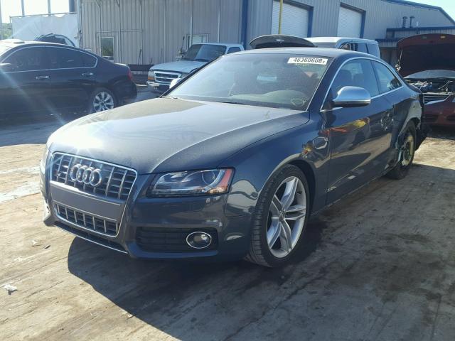 WAURV78T48A030623 - 2008 AUDI S5 QUATTRO BLUE photo 2