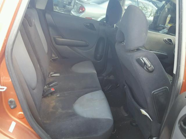 JHMGD37627S034470 - 2007 HONDA FIT S 橙色 照片 6