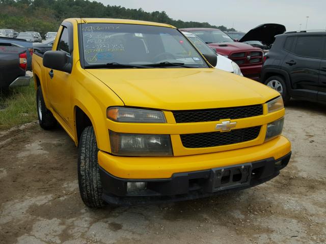 1GCCS148468322924 - 2006 CHEVROLET COLORADO YELLOW photo 1