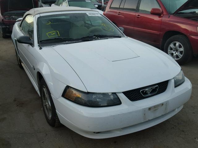 1FAFP44654F133714 - 2004 FORD MUSTANG WHITE photo 1