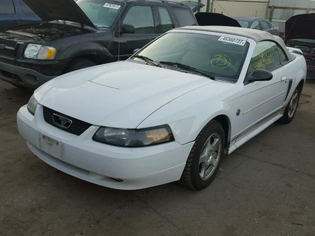 1FAFP44654F133714 - 2004 FORD MUSTANG WHITE photo 2