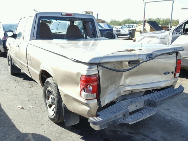 1FTYR14V9YPB10018 - 2000 FORD RANGER SUP GOLD photo 3