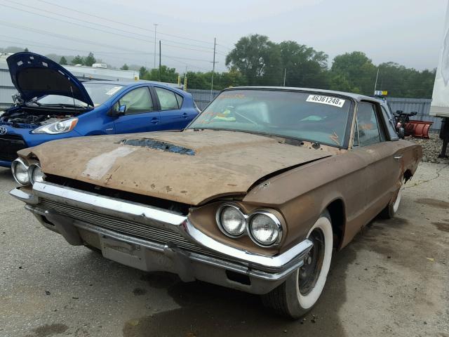 4Y87Z125123 - 1964 FORD THUNDERBIR BEIGE photo 2