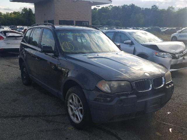 WBXPA73444WA78034 - 2004 BMW X3 2.5I BLACK photo 1