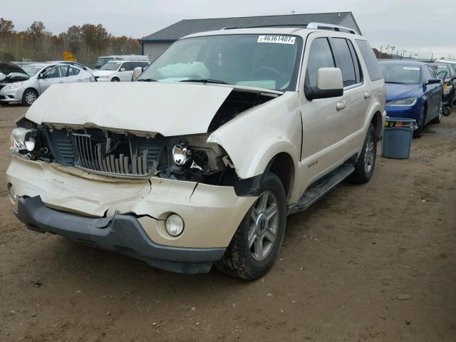 5LMEU88H85ZJ03830 - 2005 LINCOLN AVIATOR WHITE photo 2