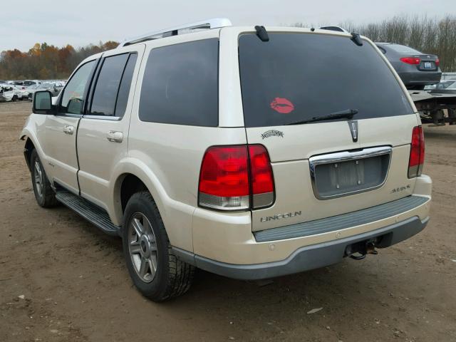 5LMEU88H85ZJ03830 - 2005 LINCOLN AVIATOR WHITE photo 3
