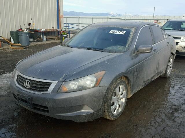 1HGCP26728A065741 - 2008 HONDA ACCORD EX GRAY photo 2