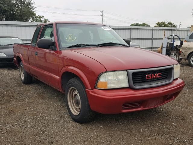 1GTCS19H438241796 - 2003 GMC SONOMA BURGUNDY photo 1