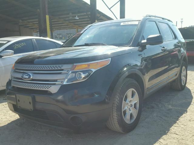 1FM5K7B88EGB15449 - 2014 FORD EXPLORER BLACK photo 2