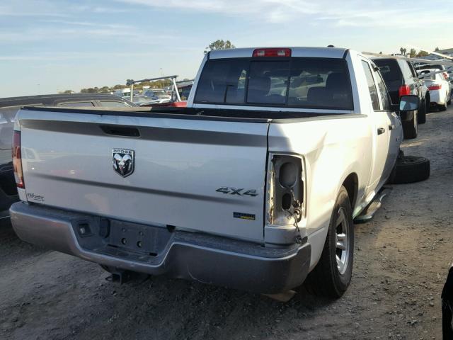 1D3HV18P69S753780 - 2009 DODGE RAM 1500 SILVER photo 4