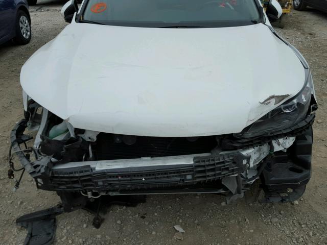 1HGCR2F30EA023037 - 2014 HONDA ACCORD LX WHITE photo 9