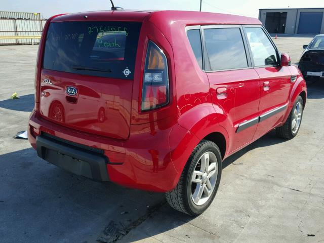 KNDJT2A26A7161632 - 2010 KIA SOUL + RED photo 4